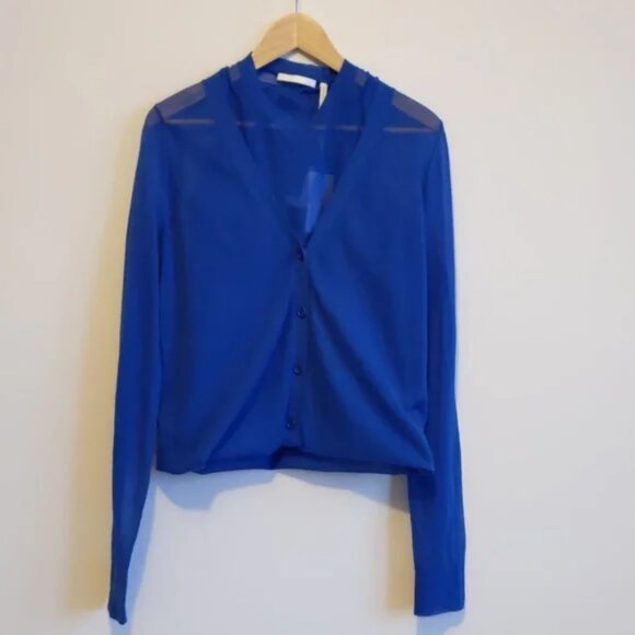 NWT Helmut Lang Double Layer Cardigan M - Picture 7 of 14